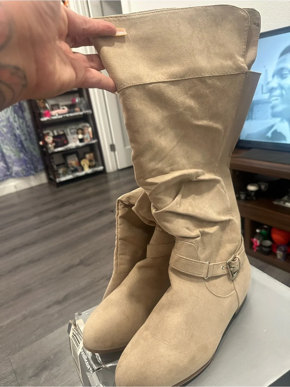 Beacon Tan Over-the-Knee Slouch Boots